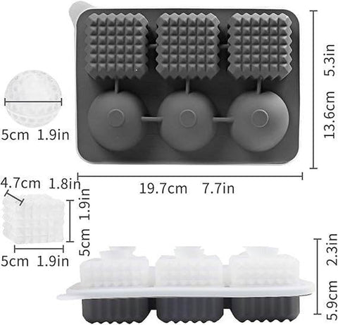 Large Ice Cubes Mold (19.7x13.6cm)