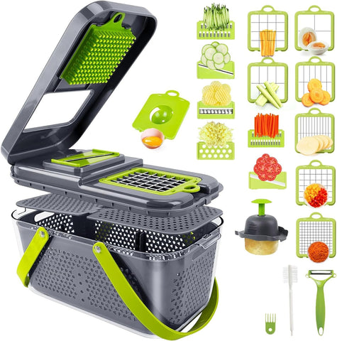 Multifunctional Vegetable Cutter (22 pcs)