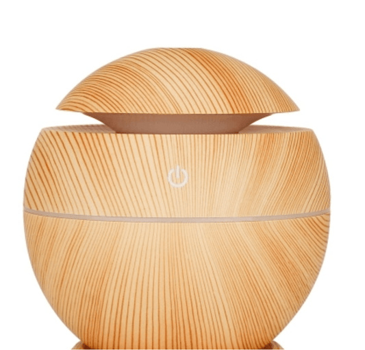 Mini Round LED Ultrasonic Aroma Humidifier (130ml) - DMC Wholesale