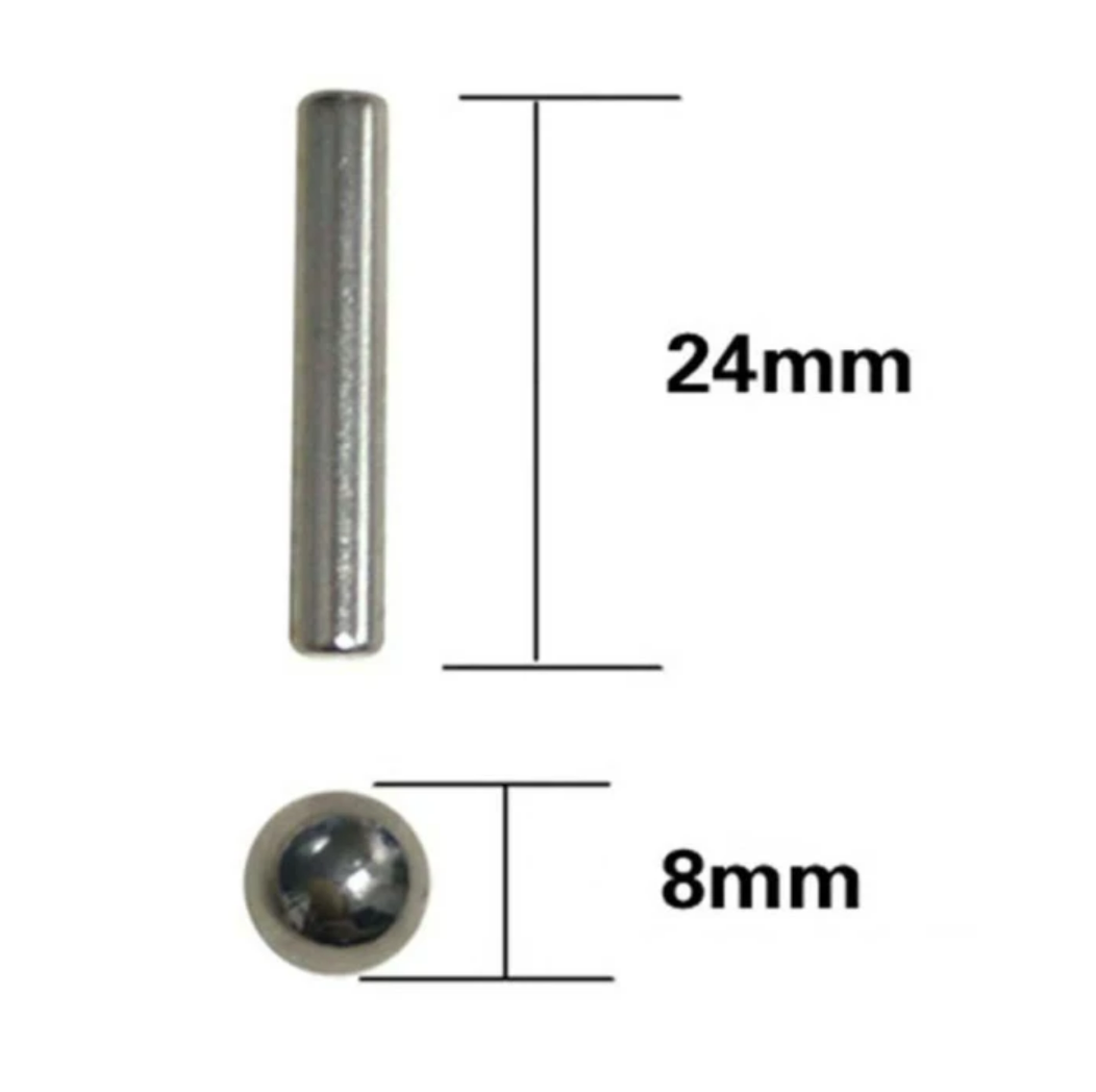 Magnetic Assembled Iron Rod And Ball Set (40 pcs)
