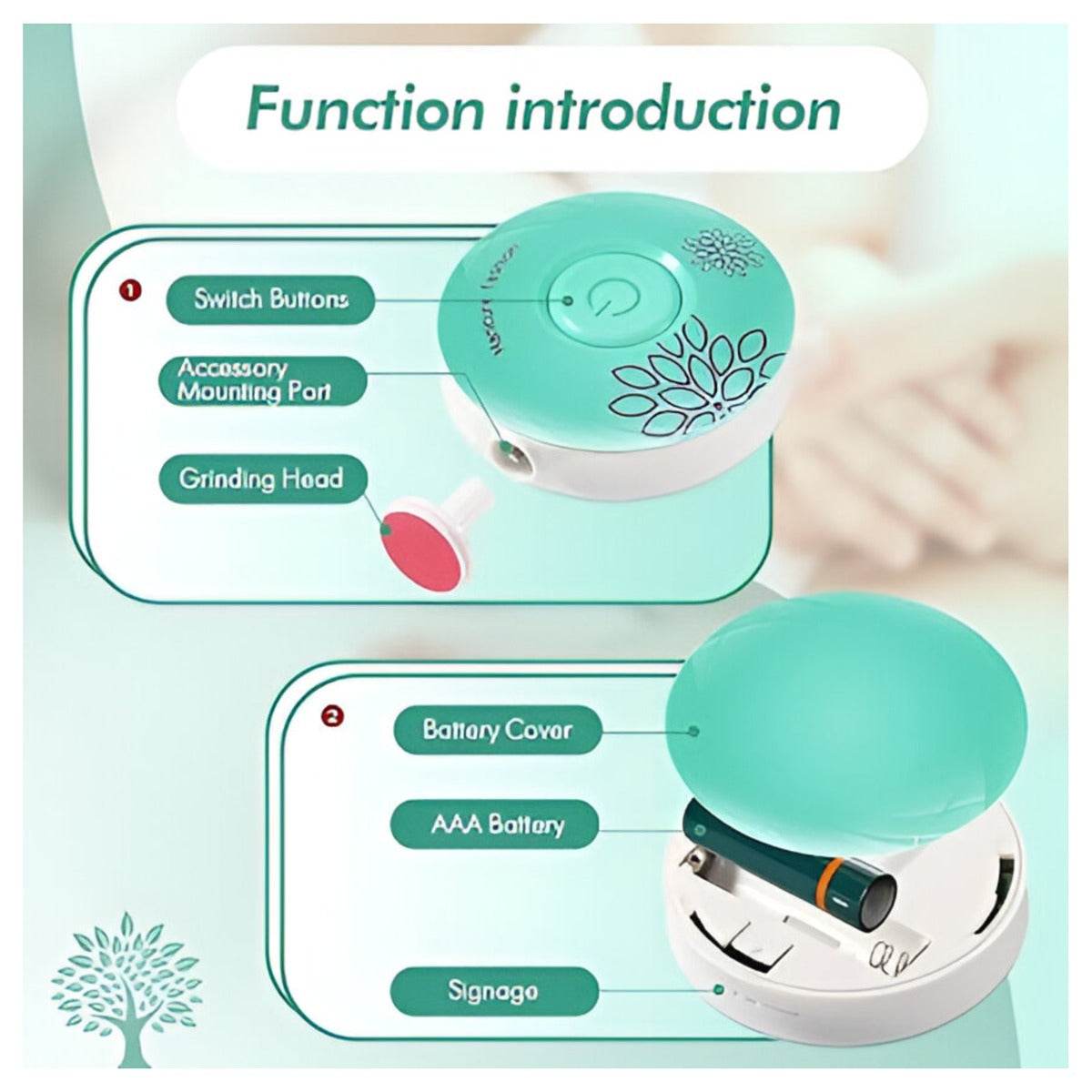 Electric Baby Nail File (Battery Operated) - DMC Wholesale