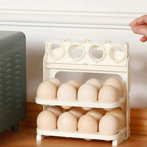 Folding Egg Storage Rack - Alt View