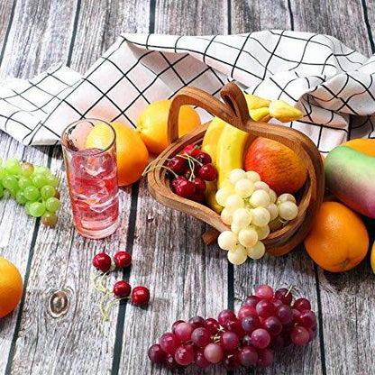Collapsible Bamboo Fruit Basket - DMC Wholesale