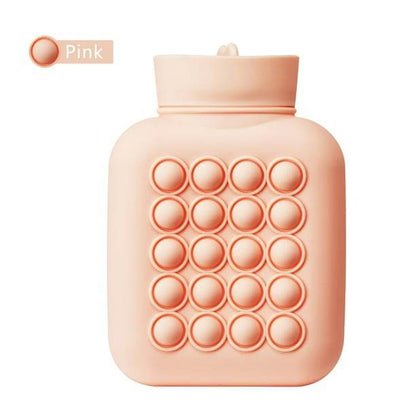Hot And Cold Compress Water Bottle Pop-It Bag (500ml)(Yellow) - DMC Wholesale
