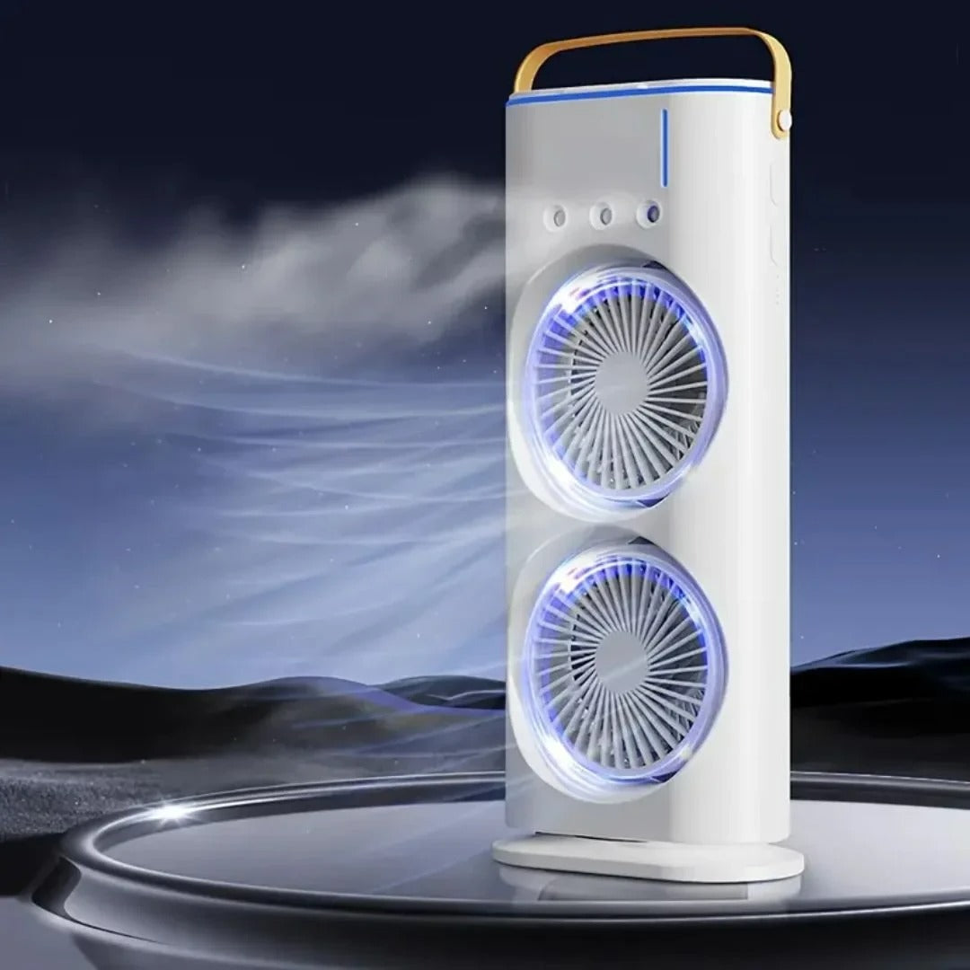 Double Head Tower Fan