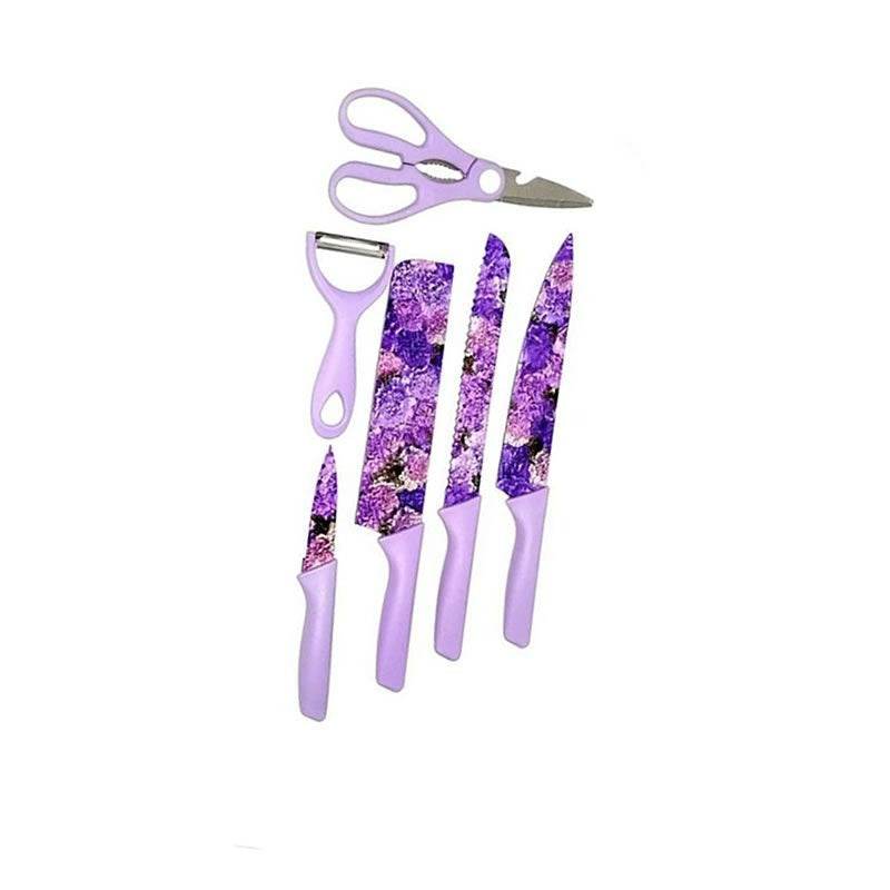 Stainless Steel Corrugated Knife Set (6 pcs) - DMC Wholesale