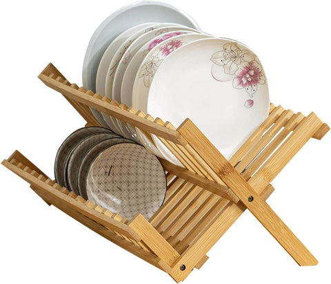 Bamboo Dish Drying Rack (34x40cm) - Alt View