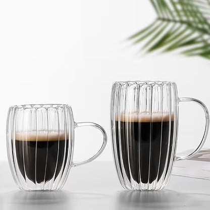 Elegant Clear Glass Cup (350ml)(Each)