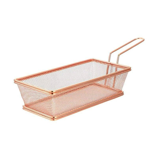 Steel Deep Fryer Basket (20cm) - DMC Wholesale