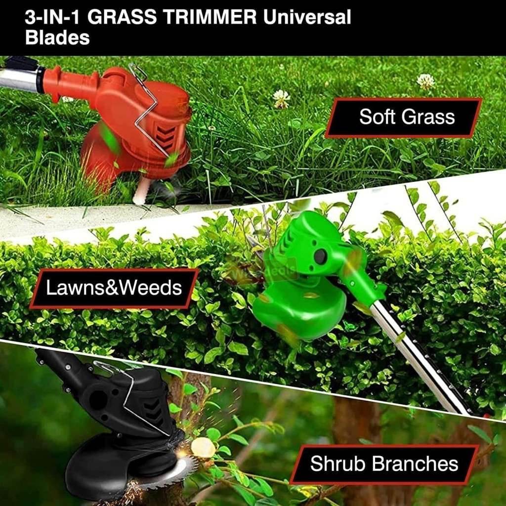 Rechargeable Lawn Mower and Grass Cutter with Accessories (24V) - DMC Wholesale