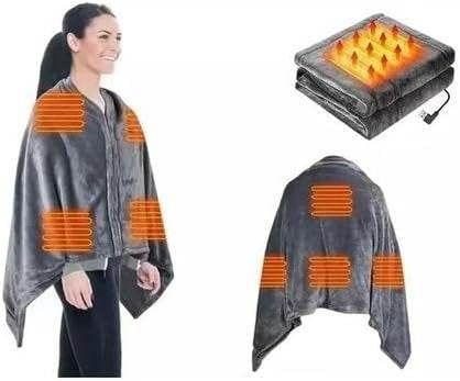 Heated Ultra Plush Huggle Blanket - Alt View