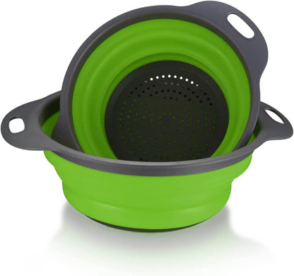 Collapsible Filter Basket Colanders (2 pcs) - DMC Wholesale