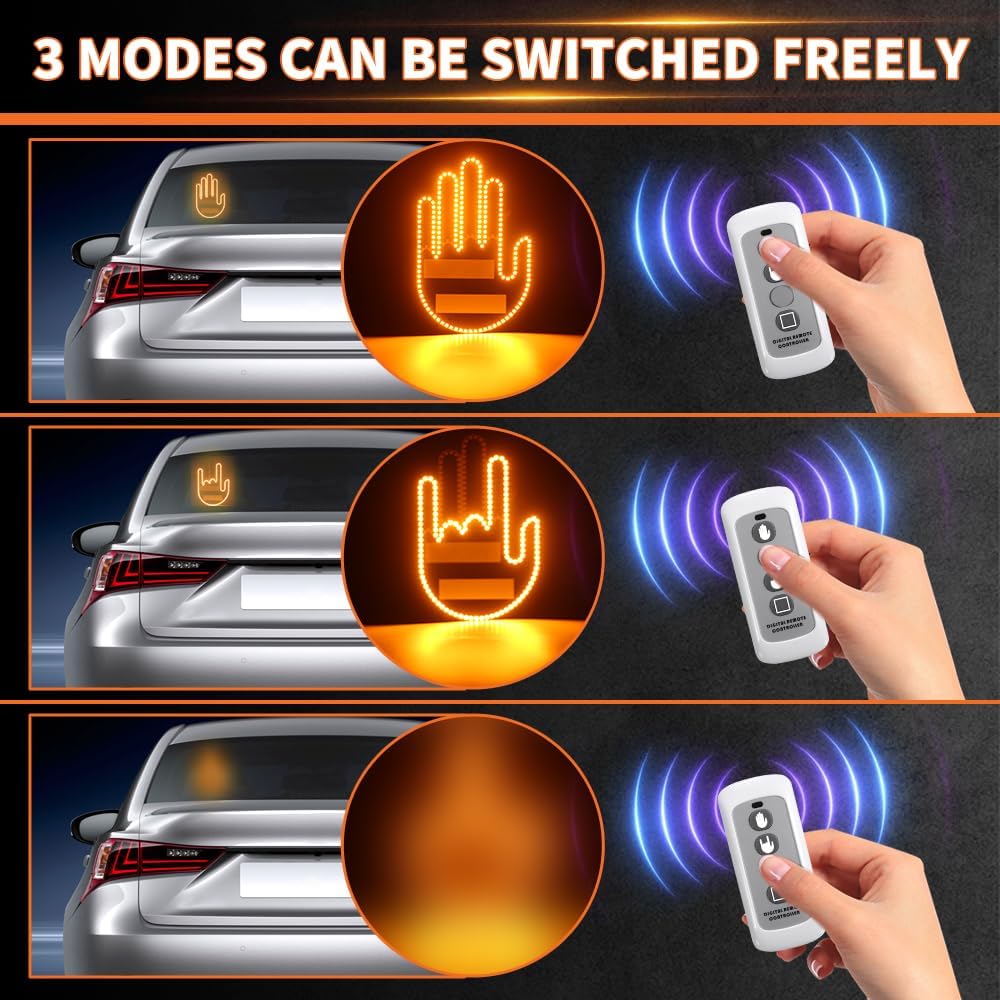Remote-Controlled Car Gesture Light