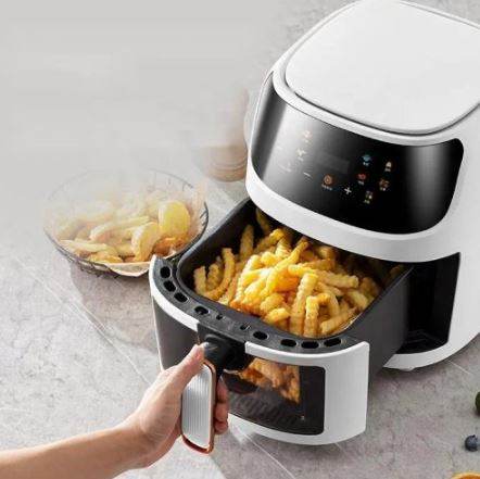Air Fryer with Clear View Food Basket (8L) - Alt View