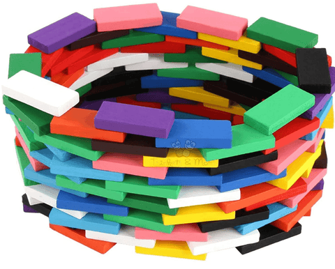 Wooden Domino Set (50 pcs) - Alt View
