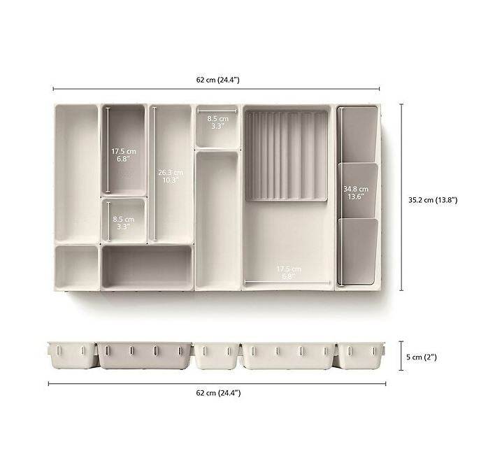 Large Make-Up Drawer Organiser Set (12 pcs) - DMC Wholesale