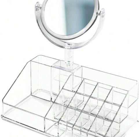 Make Up Organiser with Mirror - Alt View