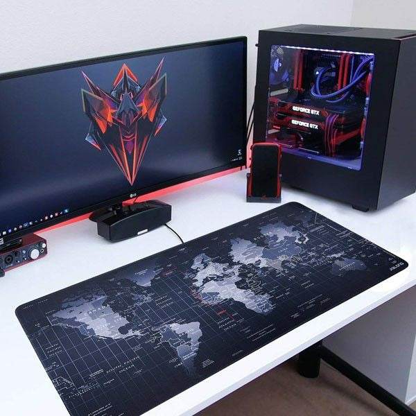 Large Anti-Slip World Map Mouse Pad - DMC Wholesale