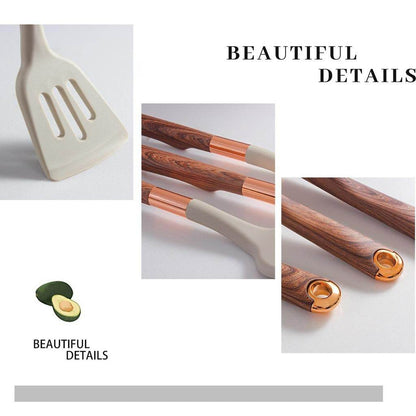 Golden Wood Kitchenware Slotted Turner - DMC Wholesale