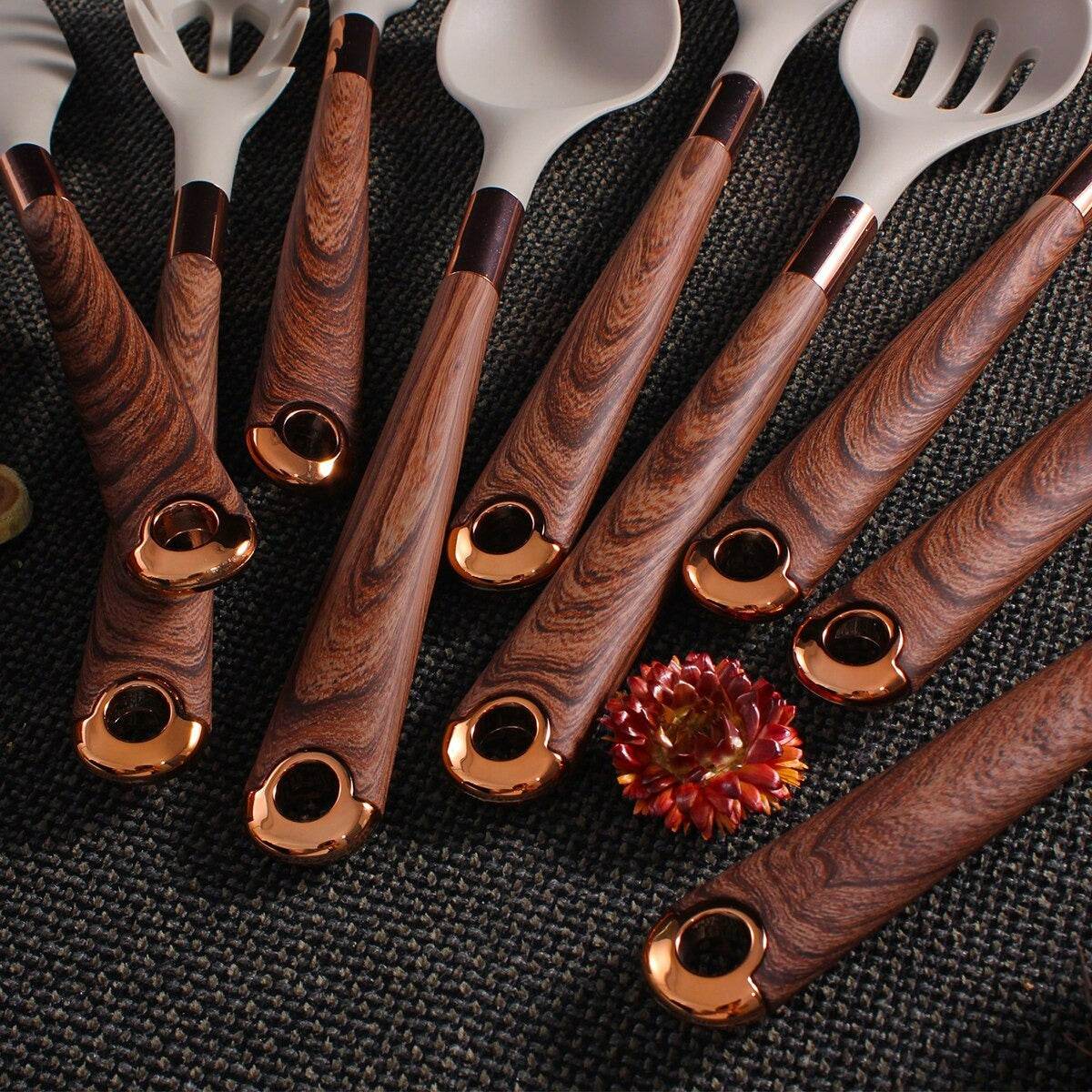 Golden Wood Kitchenware Serving Spoon - DMC Wholesale