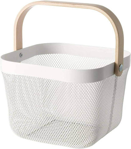 Steel Wire Basket With Handle (Small) - Alt View