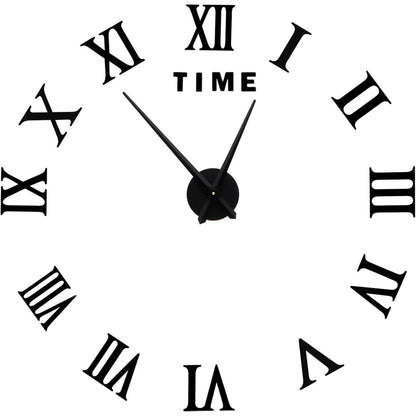 DIY Classic 3D Wall Clock (Roman Numerals)(Glow In The Dark) - DMC Wholesale