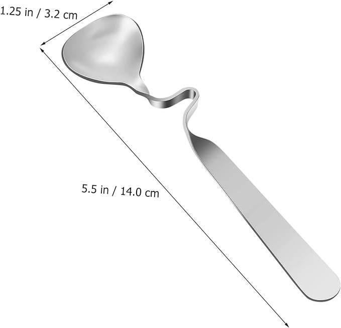Curved Coffee Spoon Set (6 pcs)(14cm)(Rose Gold) - DMC Wholesale