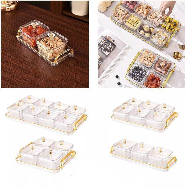 Multifunctional Snacks Dish Tray (8 Bowls) - DMC Wholesale