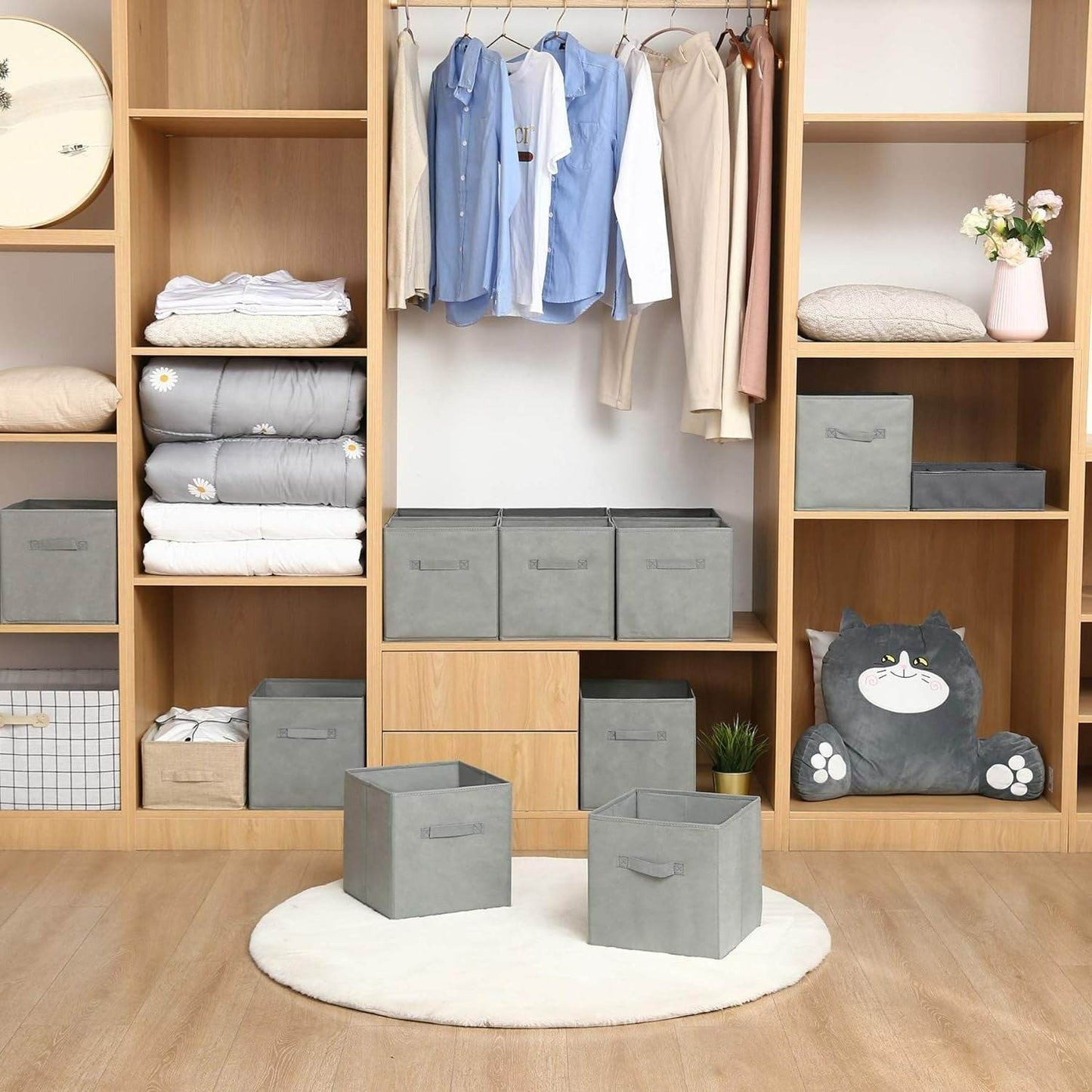 Foldable Cube Storage Bin (Each) - DMC Wholesale