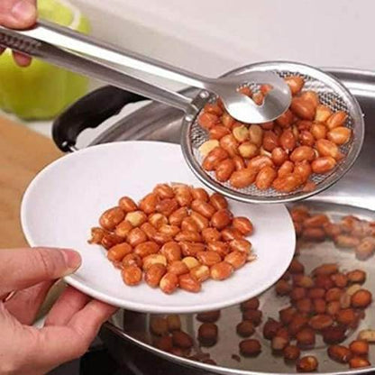 Steel Buffer Strainer Tongs - DMC Wholesale