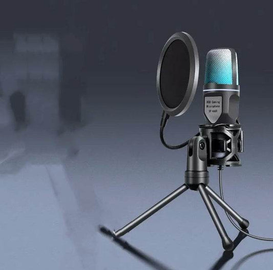 Full RGB Capacitor Desktop Microphone - DMC Wholesale