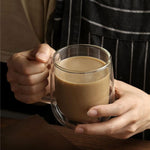 Elegant Clear Double Wall Glass Cup (250ml)(Each)