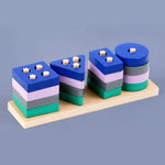 Super Tiny Wooden Sorting And Stacking Toy