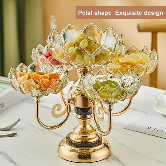 Five Plate Ornamental Fruit Bowl - DMC Wholesale