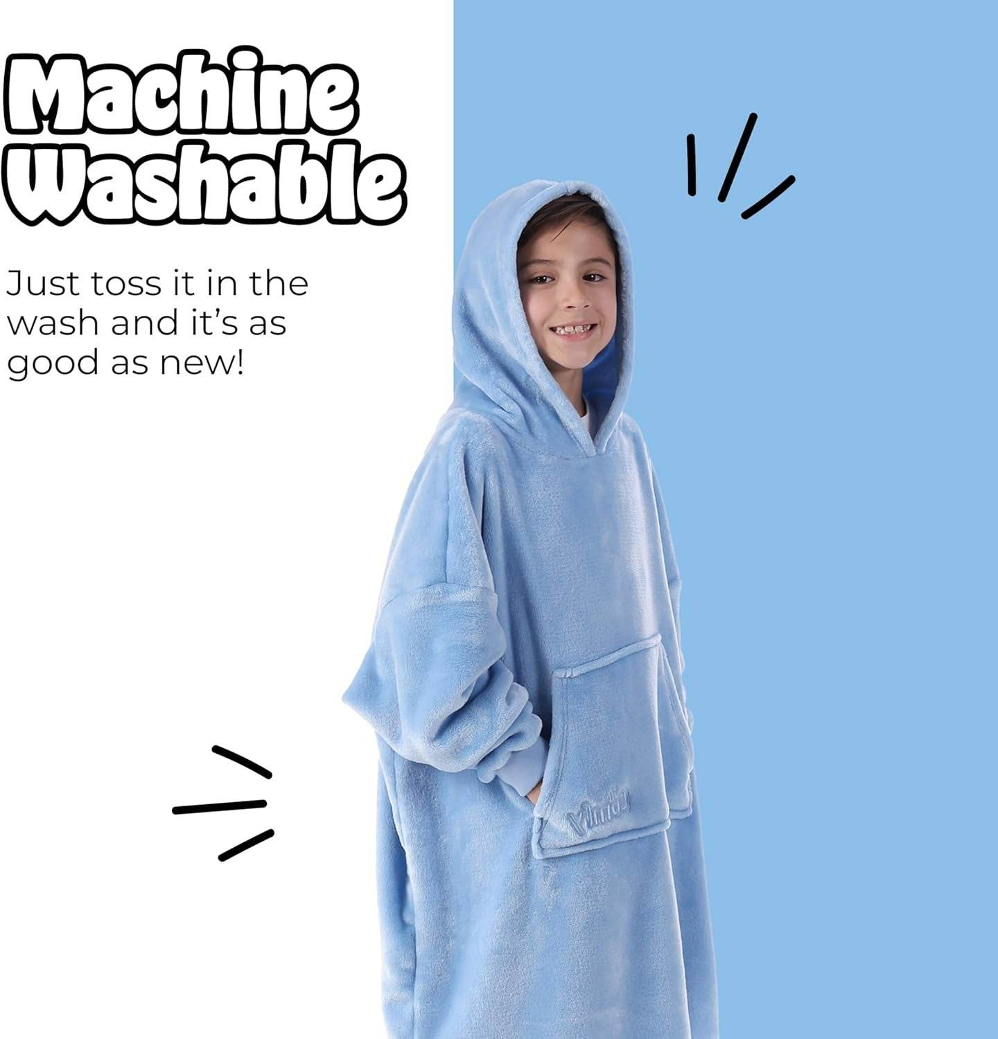 Kids Oversized Huggle Hoodie - DMC Wholesale