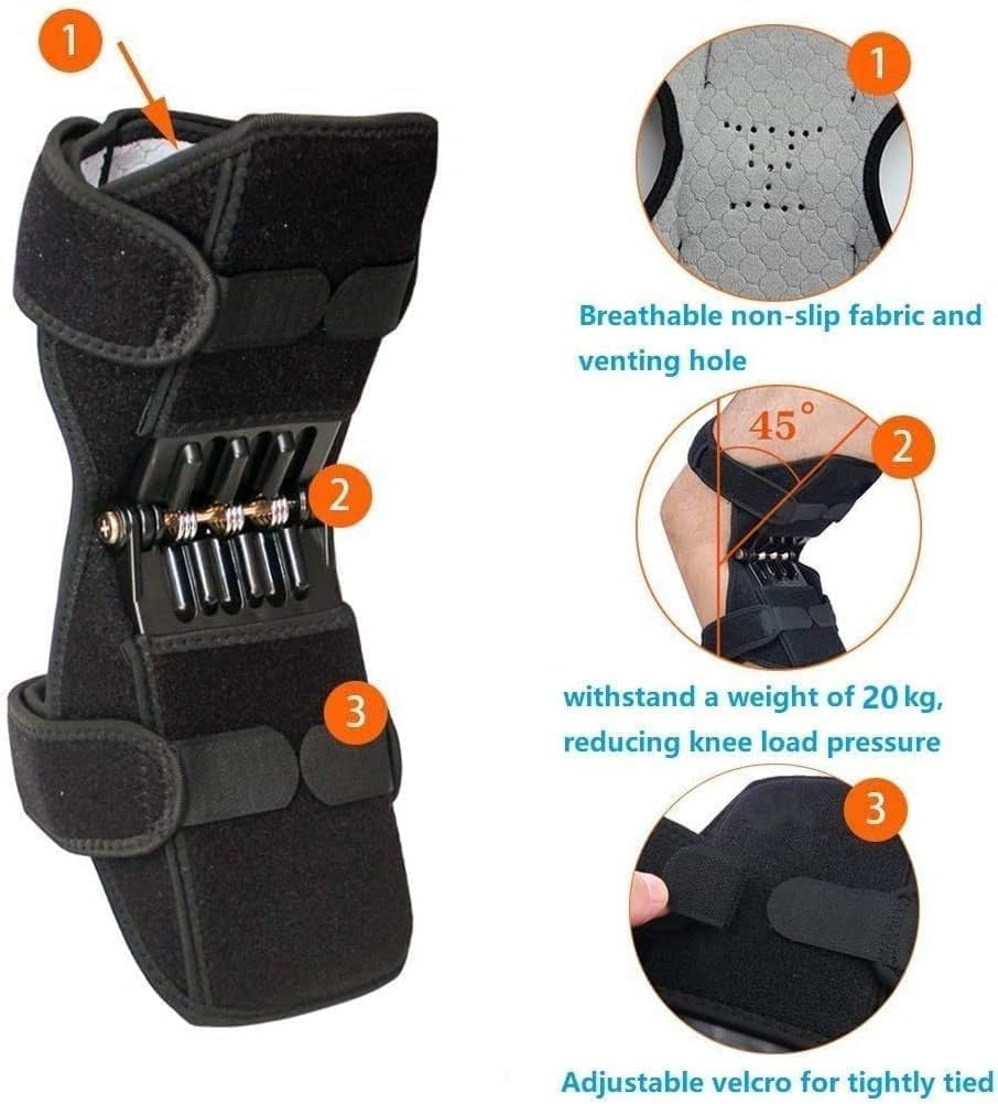 Knee Support Brace with Spring Stabilisers