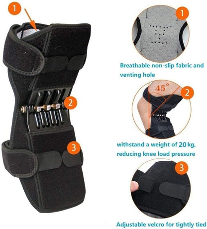 Knee Support Brace with Spring Stabilisers