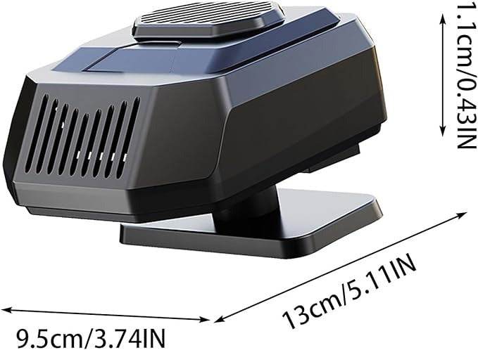 Portable Car Fan Heater (12V)(200W)