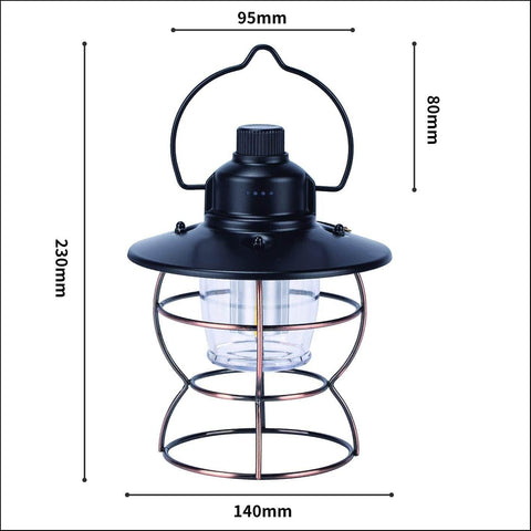 Old Style Camping Lamp - Alt View