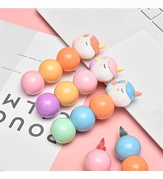 Bubble Head Unicorn Highlighters - DMC Wholesale
