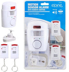 Motion Sensor Alarm with 2 Remote Controls