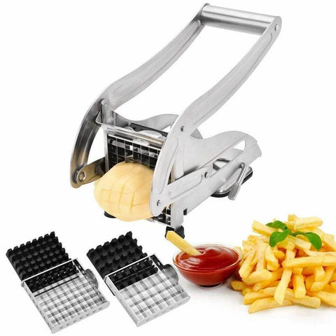 Stainless Steel Potato Chipper - Alt View