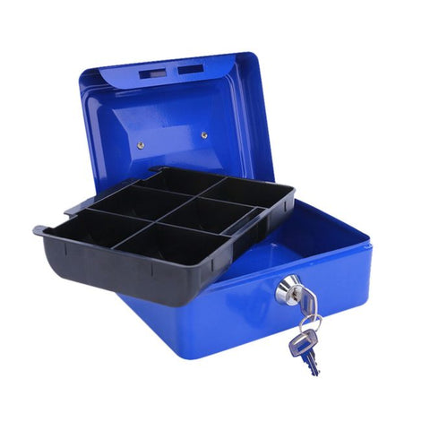 Metal Cash Box (Small)(15x12x7.8cm) - Alt View