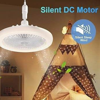 Enclosed Ceiling Fan With Light And Remote - DMC Wholesale