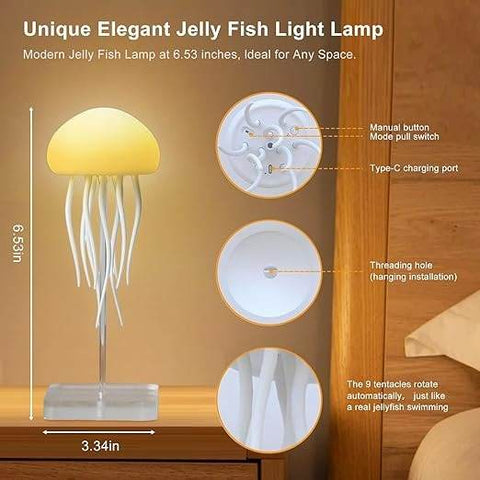 LED Jellyfish Lamp - Alt View