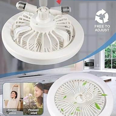 Enclosed Ceiling Fan With Light And Remote - DMC Wholesale