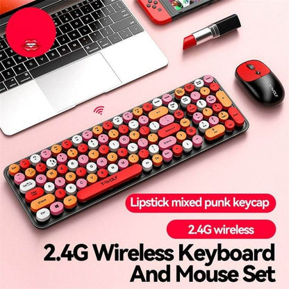 Wireless Home Office Keyboard Mouse Set (Black) - DMC Wholesale