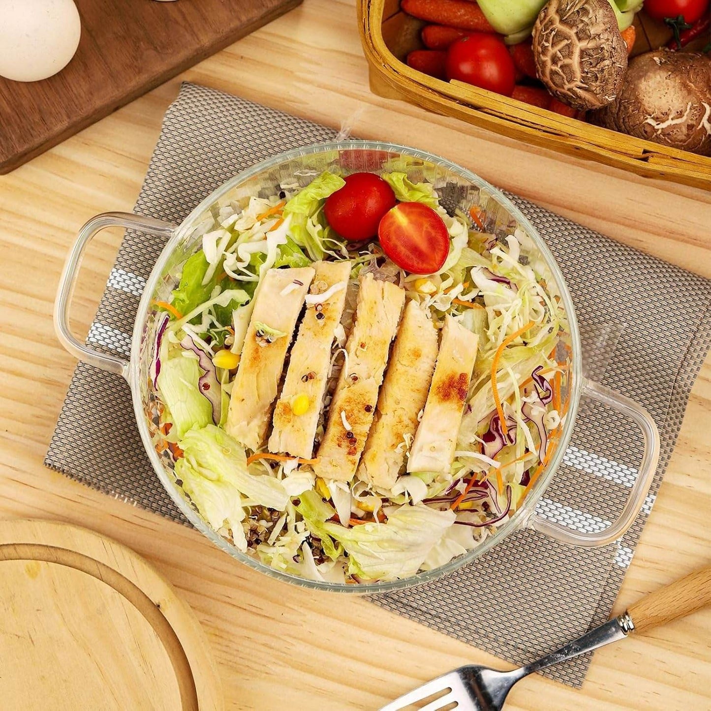 Clear Heat-Resistant Glass Simmer Pot (1.8L) - DMC Wholesale