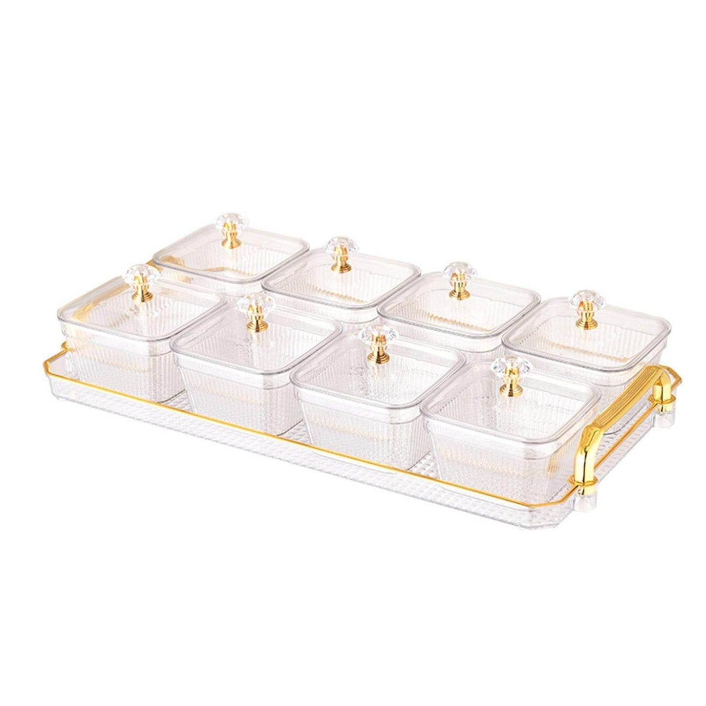 Multifunctional Snacks Dish Tray (8 Bowls) - DMC Wholesale