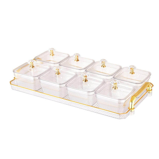 Multifunctional Snacks Dish Tray (8 Bowls) - DMC Wholesale
